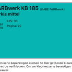 KB-185 Kobalt Turkis mittel