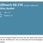 KB-216 Agyptischblau dunkel