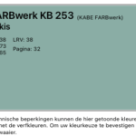 KB-253 Pastellturkis