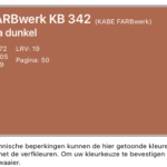KB-342 Terracotta dunkel