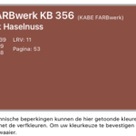 KB-356 Krapplack Haselnuss
