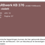 KB-376 Krapplack violett
