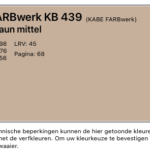 KB-439 Schokobraun mittel