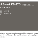 KB-473 Schwarzer marmor
