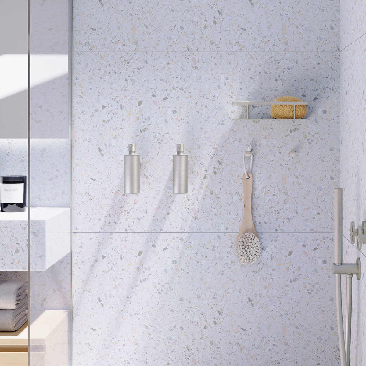 Smedbo HOME - Handdoekhaak (2 Stuks) - Geborsteld Nikkel - Afbeelding 2