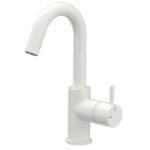 Xenz Duero wastafelkraan wit mat