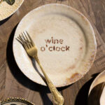 Rockett st George - Wine O'Clock Ceramic Side Plate